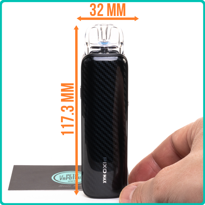 Dimensions du Pixo Max Aspire